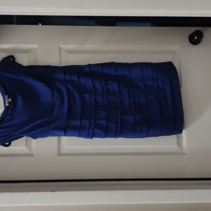 Sandra Darren Navy Dress Size 6